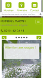 Mobile Screenshot of pepinieres-soulard.fr